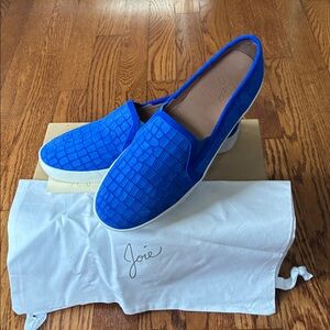 Joie Royal Blue Slip-On Loafers